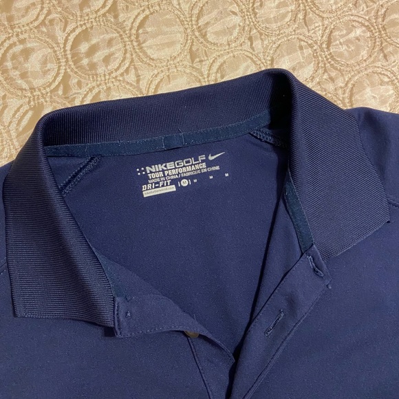 Men’s Nike Golf Navy Dri-Fit Polo Size M - Picture 5 of 5